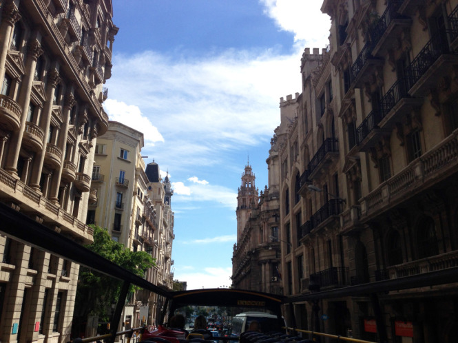 Проезжая Готический квартал... Барселона